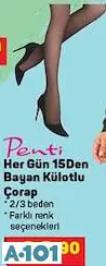 PENTİ BAYAN TERMAL KÜLOTLU ÇORAP PENTİ BAYAN TERMAL KÜLOTLU ÇORAP